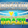 Match Football Brazil or Argentina 